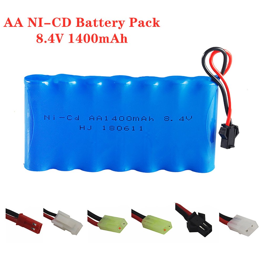 Ni-cd充電式バッテリーパック,8.4v,1400mah, - Rc Hobby Parts のレビューと価格