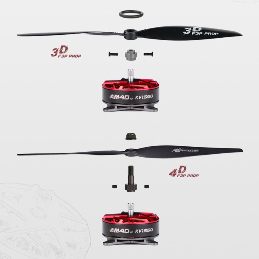T-Hobby AM40 V2 3D/4D 2-3S 強力な - Rc Hobbies のレビューと価格