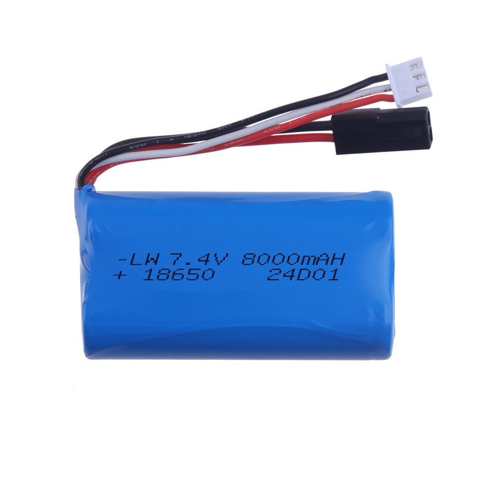 (5500 プラグ) 18650 7.4V 8000Mah  - Rc Hobby Parts のレビューと価格