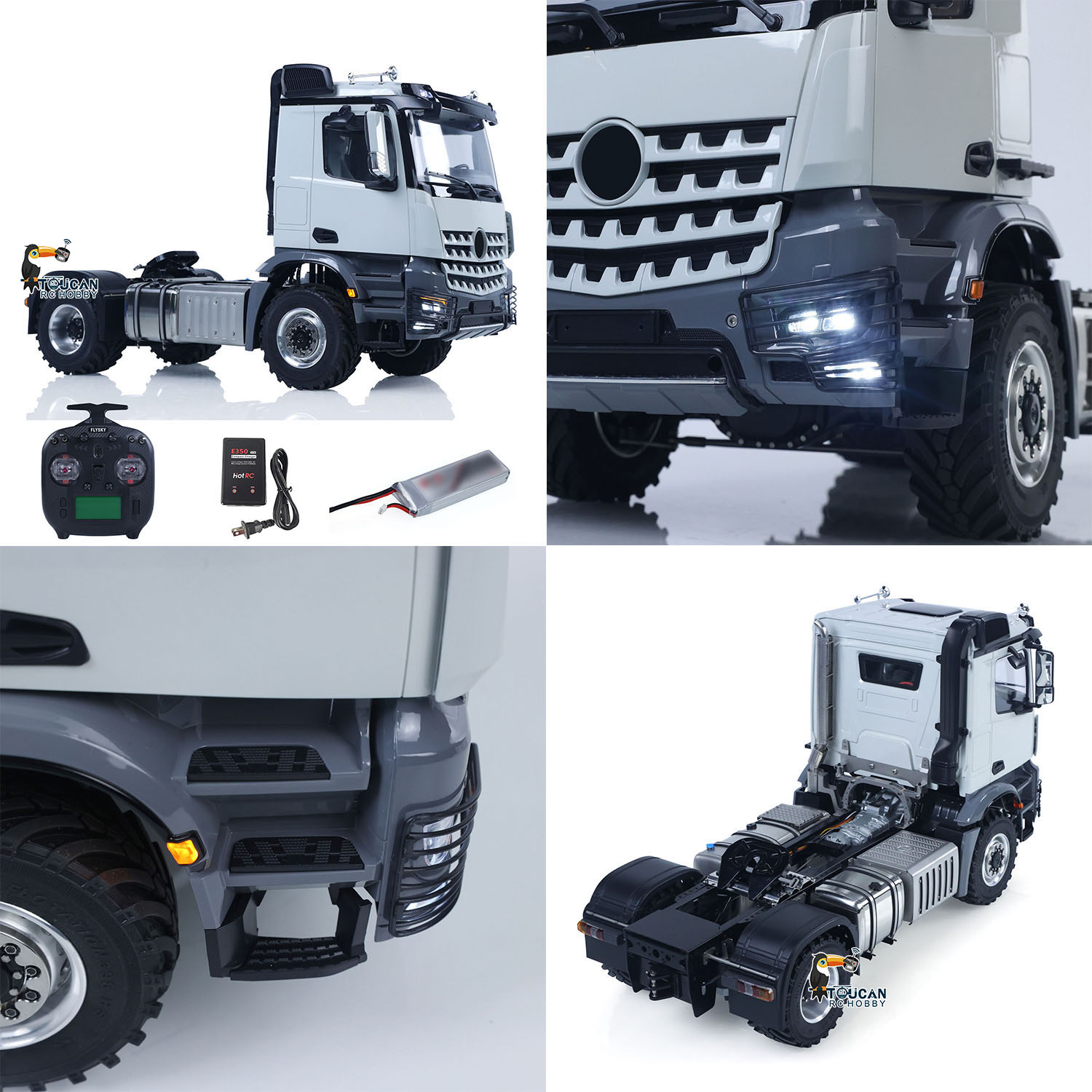 3スピードRTRモデル1/14 RCトラクタートラックBZ  - Rc Hobby Farm のレビューと価格
