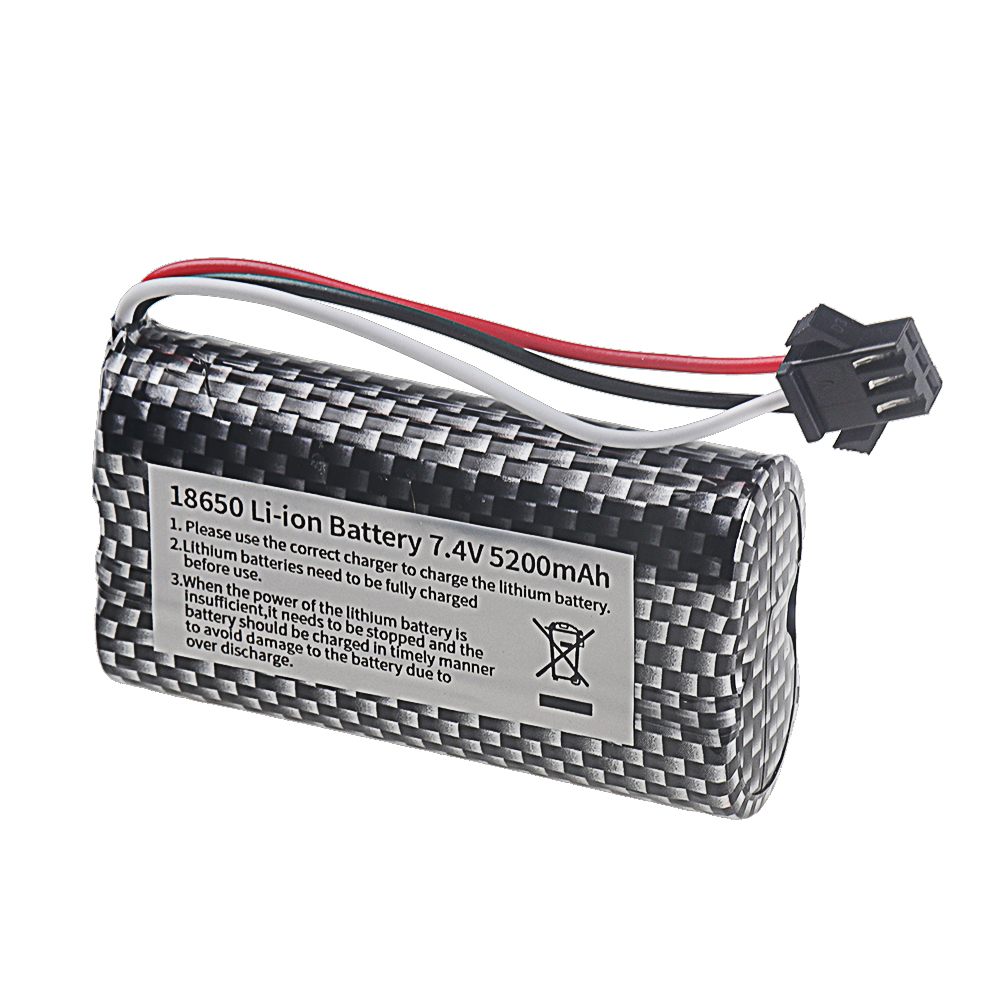 18650 リチウムイオン 7.4V 5200mAh バッテ - Rc Hobby Parts のレビューと価格